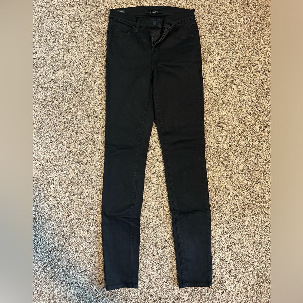 J Brand Women's Jet Black Skinny Jeans
